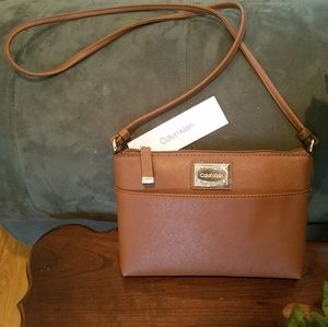 Authentic Calvin Klein crossbody purse color: lug